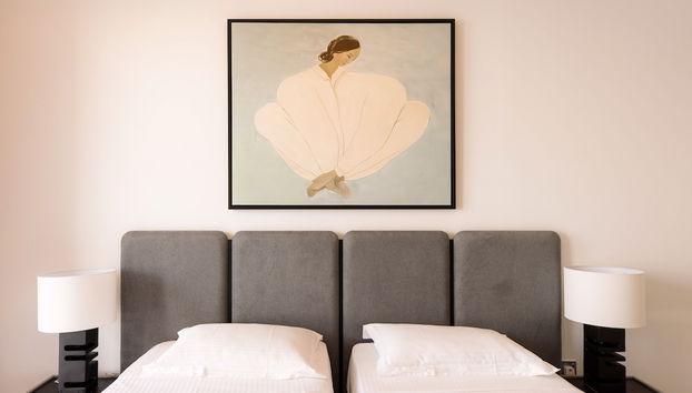 Beachfront 2BD apartment with Palm View - Foto 4, Habitación