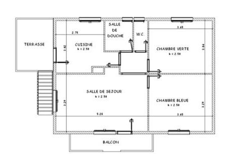 Chalet proche des commerces, 6 personnes, 2 chambres - CH16 - Foto 11