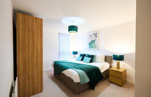 ShortstayMK Vizion apartments, with free superfast wi-fi, parking - Foto 78