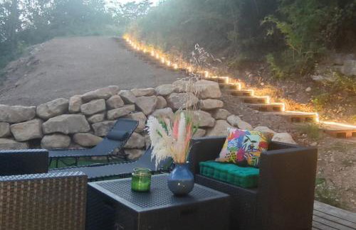Cottage romantique, son jacuzzi privatif, piscine - Foto 21