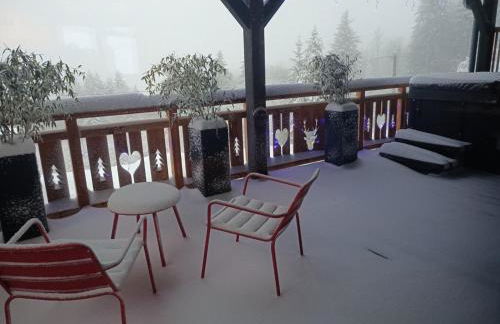 Chalet neuf avec jacuzzi privé, vue imprenable sur Massif des Vosges - Foto 14