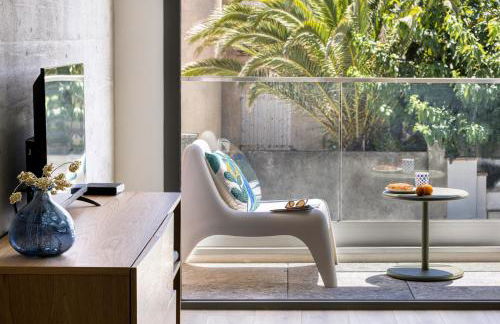 SOUTH-OF-FRANCE T2 neuf haut de gamme, climatisé, parking gratuit, 2eme ligne balcon - Foto 4