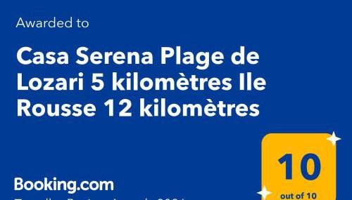 Casa Serena Plage de Lozari 5 kilomètres Ile Rousse 12 kilomètres - Foto 2