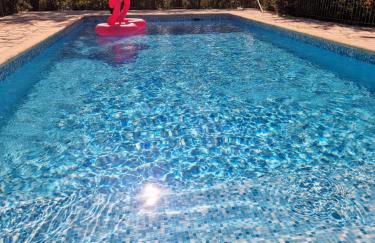 logement entier en pleine nature avec jardin terrasse tennis pétanque piscine - Foto 9