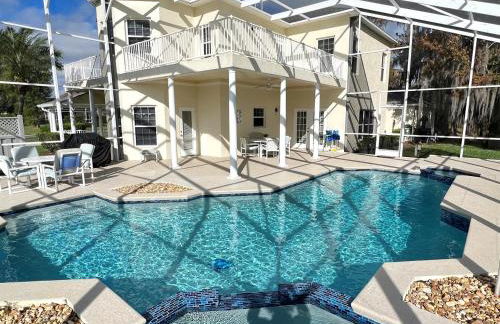Lakefront Getaway LG South Facing Pool Hot Tub Pool Table & BBQ - 2 miles Disney - Foto 37