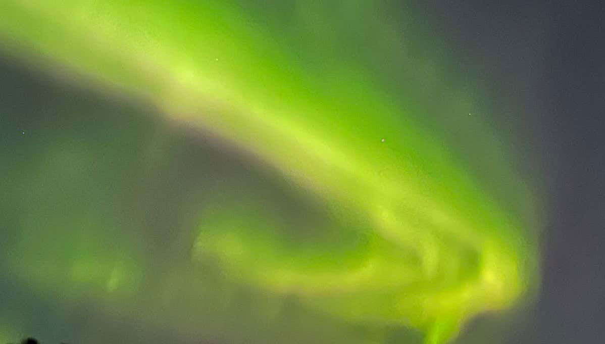 Tour da aurora boreal por Luleå