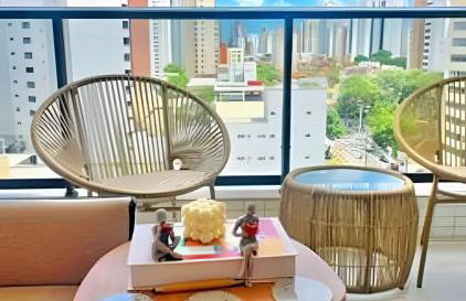 Flat Luxo com Coworking, Academia e Rooftop - WiFi 1Gb - Beira Mar 4 min - Foto 19