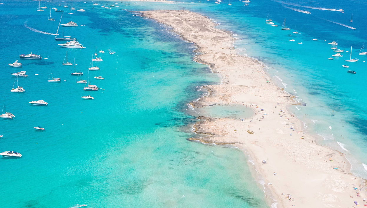 Excursão a Formentera e Ses Illetes de barco