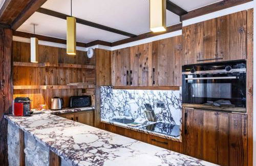 Luxury suite 70m2 balcon courchevel1850 parking - Foto 9