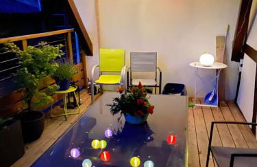 Joli 2 pièces, avec climatisation et grande terrasse, vue sur les toits, zone piétonne - Photo 11