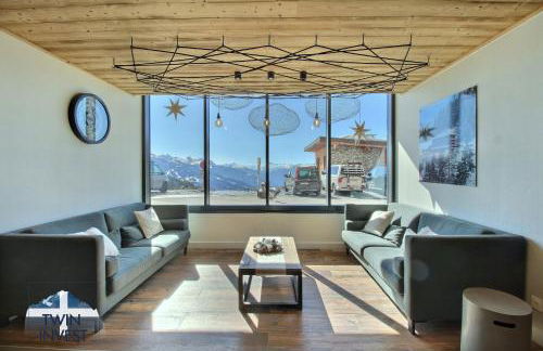 ARC 1600, LE RIDGE, Appartement 07 personnes Vue Montagne - ski aux pieds - Sauna, Hammam, Piscine, Salle de salle de sport-fitness - Foto 34