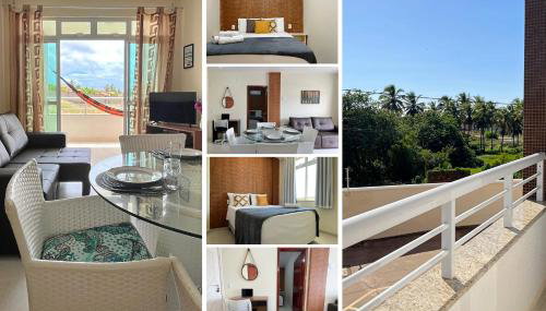 TOP 2 QUARTOS em Condominio- PISCINA, CHURRASQUEIRA, ESTACIONAMENTO, PARQUINHO INFANTIL, Wi-Fi e home office, Ar Condicionado, SmarTV e Cozinha Completa I 800m da praia e parque aquatico CE - Foto 1