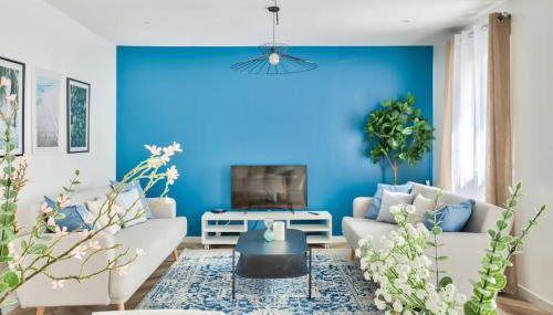 Villa Marne - Parking Gratuit - 15mn Paris - 5mn à pied Gare Epinay Villetaneuse - Terrasse - Jardin - De 1 à 10 personnes - Stade de France - Casino d'Enghien - Hippodrome, Université - Foto 2