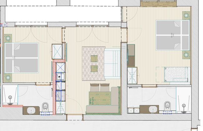 Ferienwohnung mit 2 Schlafzimmern fur 6 Personen - Foto 12