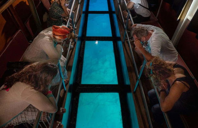 Glass-Bottom Boat Tour of Santorini Caldera - Photo 3