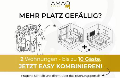 AMAO Indigo - Rollstuhlgerechte Suite - Nähe Messe - Foto 6