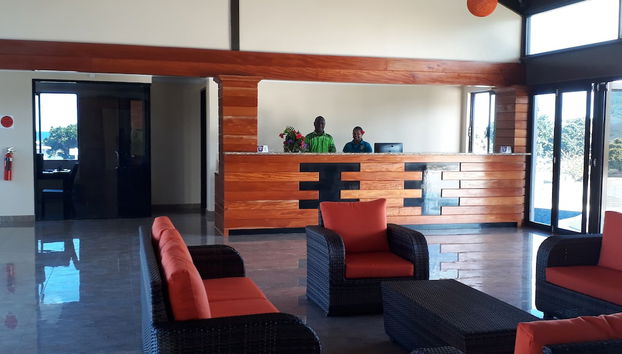 Zona de estar del vestíbulo