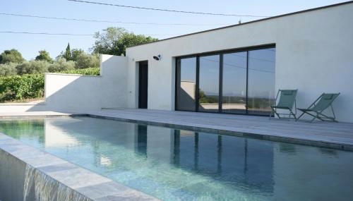 Maison d'architecte vue panoramique piscine miroir - Foto 1