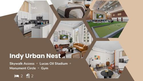 Indy Urban Nest - Sleeps 8 - Skywalk Access - Convention Center - Stadium - Foto 2