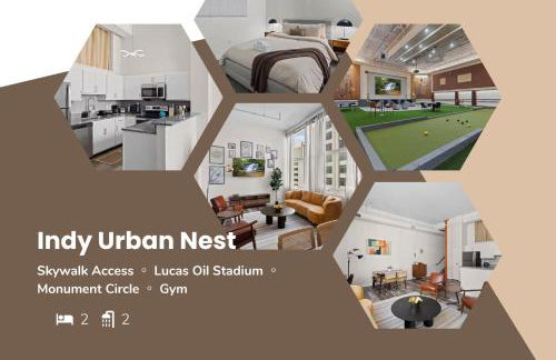 Indy Urban Nest - Sleeps 8 - Skywalk Access - Convention Center - Stadium - Foto 2