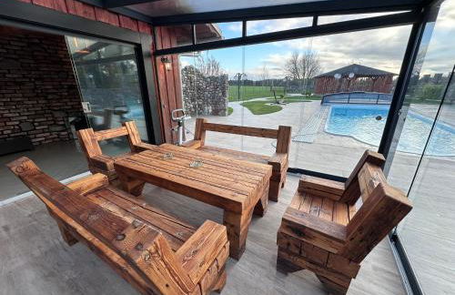 Ferienhaus MILA - Pool, Sauna, Whirlwanne, 5000qm Privatgelände mit Bolzplatz - Foto 19