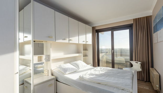 Corner Apartment With Frontal sea View - Foto 4, Habitación