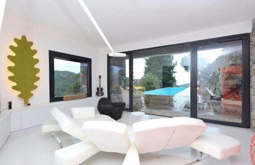 Luxury Minimalist Villa Pool Seaview Liguria - Foto 16