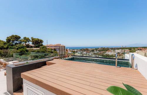 Villa Vida - Luxury Panorama Seaview Penthouse in Organic-Boho Design with Pool, Gym, Spa - Photo 8