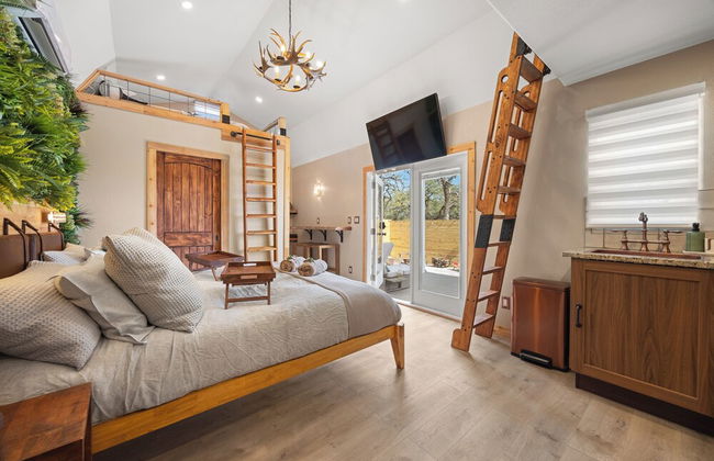 Secluded Luxury Couples cabin Sauna Pool - Foto 13