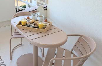 Studio Vue mer, Piscine, Wifi, Climatisation, Parking privé, Terrasse 1ère ligne - La Coulée Douce - Foto 8