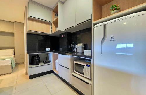 Flat novo e moderno, 4 pessoas ao lado do Paraguai - Foto 28