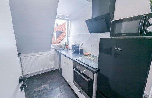 ALFA Stuttgart 3 Zimmer 6 Betten Apartment Wasen MercedesBenz MHP Arena l Bad I Küche l WIFI & SmartTV l 3BR & 6 Beds l Bathroom l Kitchen - Foto 6