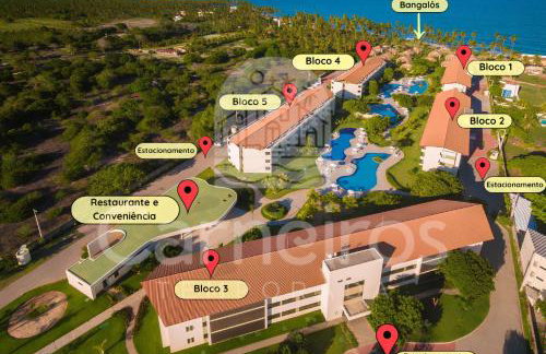 02 Quartos - Carneiros Beach Resort - Ideal para Família - Foto 76