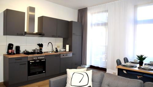 ASYA HOME Zentral, Balkon, Netflix, Gratis Kaffee und Tee - Foto 3, stove, dishwasher