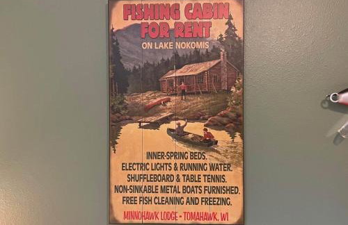 Northwoods WI 6BR Lakefront Cabin Retreat on Lake Nokomis - Minnohawk Lodge - Foto 49