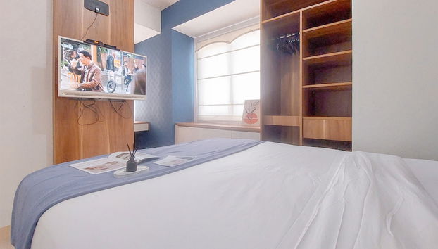 Homey 2Br Apartment At Urban Heights Residence - Foto 4, Quarto