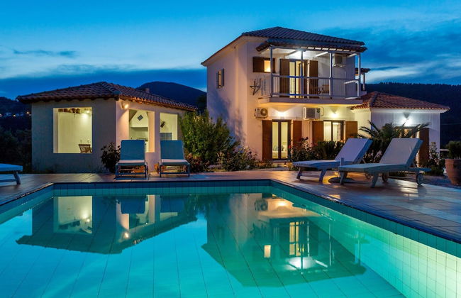 Villa Glafki Large Private Pool Sea Views A C Wifi - 2829 - Foto 40