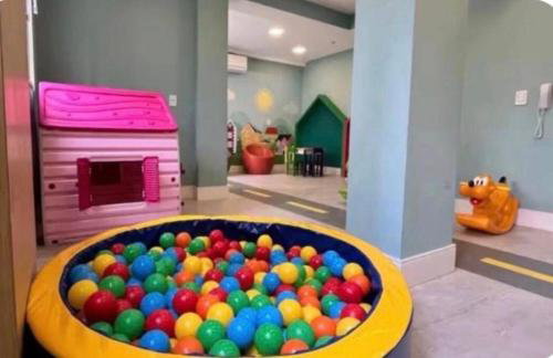 Casa Porto do Sol - Apartamento Luxo, ar condicionado, vaga na garagem, 2QT, 2 banheiros, suite, Piscina, Portaria24h, coworking, academia, rooftop, vista 360 - Foto 44