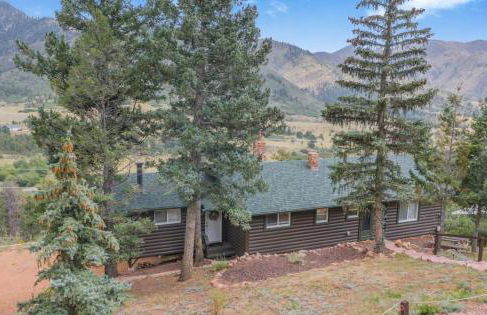3BD Cowboy Cabin Pikes Peak Mountain Log Cabin - Foto 86