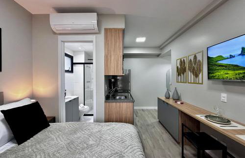 Studio com piscina a 1 minuto a pé do Metrô Brooklin - Foto 39