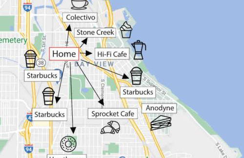 6BR Spacious Bay View Duplex, Sleeps 12, Near DT - Foto 32