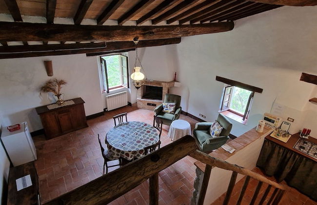 View of Monte Amiata for 3 Guests Agriturismo La Piaggia - Vivo D'orcia - Foto 14