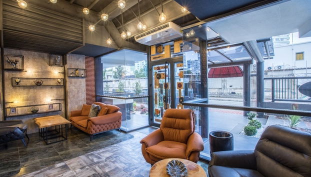 Zona de estar del vestíbulo