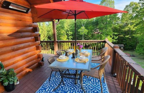 Solar powered log cabin with mountain views, 3acres - Foto 11