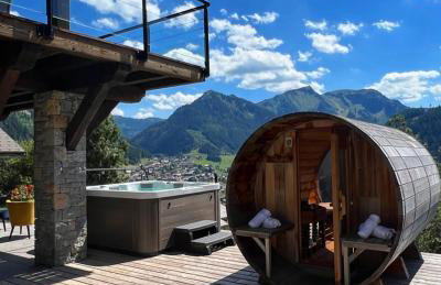 Chalet Familial Le Whymper 5 étoiles SPA Sauna Chatel - Foto 26