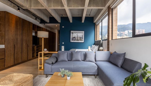 w Classy Loft in Parque 93 - Foto 5, Habitación