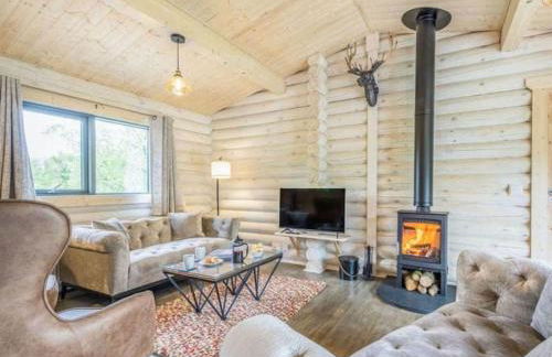 Treetops Luxury Log Cabin - Hot tub, BBQ & Sauna - Foto 1