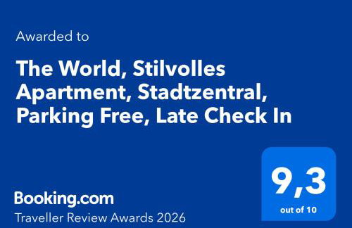 The World, Stilvolles Apartment, Stadtzentral, Parking Free, Late Check In - Photo 6