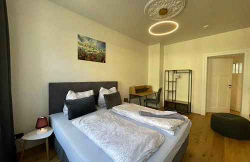 Soul-Apartment Balkon PrivatParkplatz 2 Boxspringbetten 55Zoll TV WLAN - Foto 19