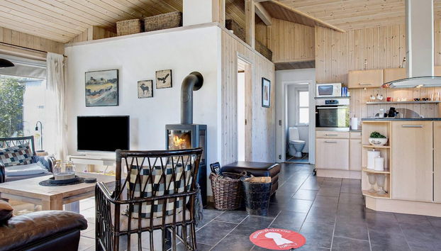 6 Person Holiday Home in Saeby - Foto 4, Cocina privada